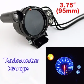 Dragon Gauge Car Gauge 3.75" 95mm Tachometer Gauge 3 3/4 Inch Car Tacho Meter Blue LED with Shift Light RPM Auto 12V Black Shell
Dragon Gauge Car Gauge 3.75" 95mm Tachometer Gauge 3 3/4 Inch Car Tacho Meter Blue LED with Shift Light RPM Auto 12V Black Shell