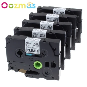 5pcs 12mm Compatible Brother P-touch Tape Black on Clear Label Tapes for TZe TZ tape TZe131 TZ131 Printer Ribbon Label maker
5pcs 12mm Compatible Brother P-touch Tape Black on Clear Label Tapes for TZe TZ tape TZe131 TZ131 Printer Ribbon Label maker