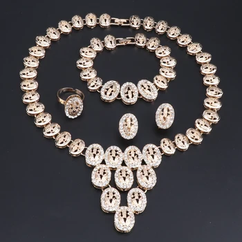 OEOEOS Fashion Wedding Dubai Africa Nigeria African Jewelry Set Gold-color Necklace Earrings Romantic Woman Bridal Jewelry Set
OEOEOS Fashion Wedding Dubai Africa Nigeria African Jewelry Set Gold-color Necklace Earrings Romantic Woman Bridal Jewelry Set