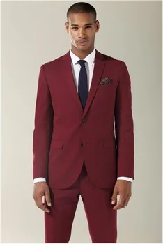 High quality 2019 Wine Red Groom Tuxedos Custom made Notch Lapel Wedding Men's Suit Bridegroom Suits (Jacket+Pant+tie)
High quality 2019 Wine Red Groom Tuxedos Custom made Notch Lapel Wedding Men's Suit Bridegroom Suits (Jacket+Pant+tie)