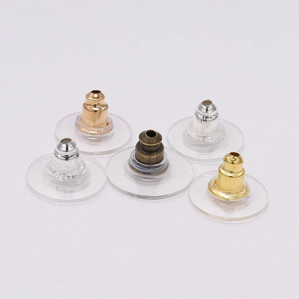 100pcs Alloy Earring Backs Stoppers Ear Post Nuts Stud Earring Stopper Back Plugs DIY Jewelry Findings Accessories Making
100pcs Alloy Earring Backs Stoppers Ear Post Nuts Stud Earring Stopper Back Plugs DIY Jewelry Findings Accessories Making