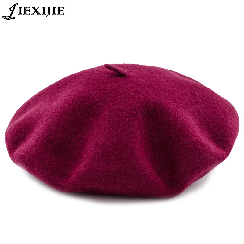 Winter Exquisite 100% Australian Wool Women Knit Beret Warm Female British Style Lady Painter Bonnet Hats Solid Color hot sale
Winter Exquisite 100% Australian Wool Women Knit Beret Warm Female British Style Lady Painter Bonnet Hats Solid Color hot sale