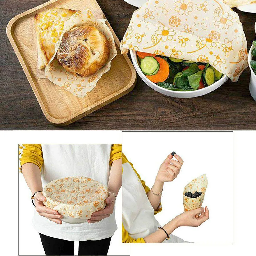 3PCS Reusable Silicone Beeswax Wrap Seal Food Fresh Keeping Wrap Lid Cover Stretch Vacuum Food Wrap Beeswax Cloth Kitchen Tools
3PCS Reusable Silicone Beeswax Wrap Seal Food Fresh Keeping Wrap Lid Cover Stretch Vacuum Food Wrap Beeswax Cloth Kitchen Tools