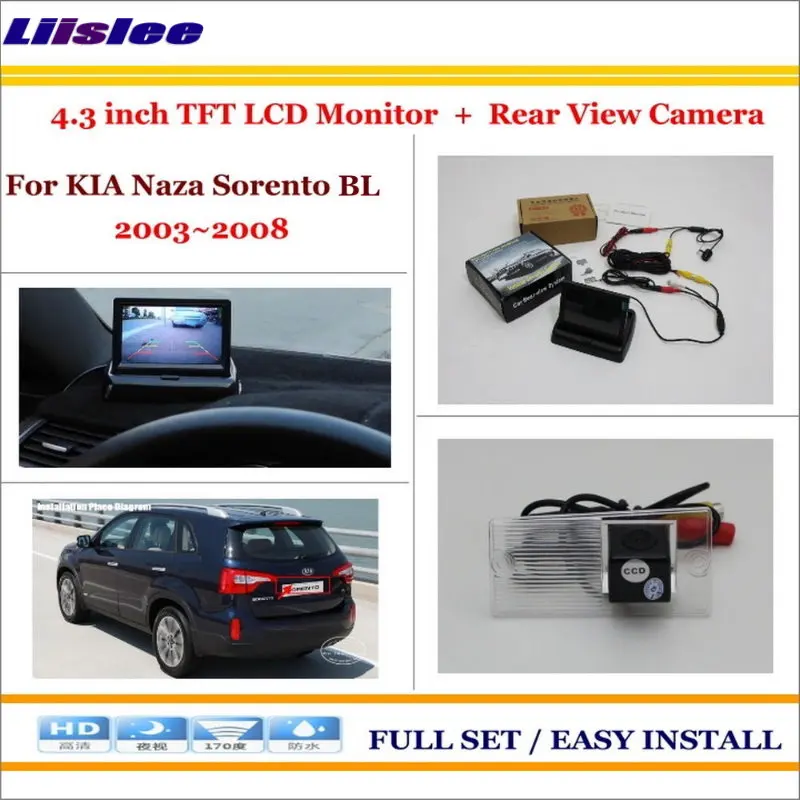 Auto Back UP Reverse Camera + 4.3" Color LCD Monitor = 2 in 1 Rearview Parking System - For KIA Naza Sorento MK1 2003~2008
Auto Back UP Reverse Camera + 4.3" Color LCD Monitor = 2 in 1 Rearview Parking System - For KIA Naza Sorento MK1 2003~2008