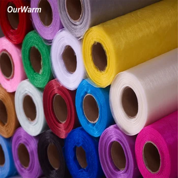 OurWarm 10m X 1.5m Organza Sheers Fabric Wedding Chair Covers Organza Fabric Roll Wedding Decoration Crafts DIY Home Party Decor
OurWarm 10m X 1.5m Organza Sheers Fabric Wedding Chair Covers Organza Fabric Roll Wedding Decoration Crafts DIY Home Party Decor