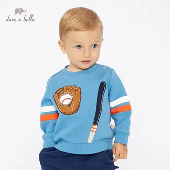 DBW11033 dave bella autumn baby boys blue pullover children long sleeve t-shirt infant toddler high quality tops kids tees
DBW11033 dave bella autumn baby boys blue pullover children long sleeve t-shirt infant toddler high quality tops kids tees