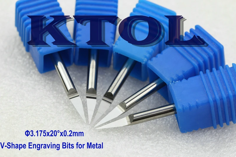 10x 20 Angle 3.175*0.2MM Tip V Bit Router CNC Micro Tool Milling Cutter, Carbide Milling Cutter CNC Tool Bits for Metal Aluminum
10x 20 Angle 3.175*0.2MM Tip V Bit Router CNC Micro Tool Milling Cutter, Carbide Milling Cutter CNC Tool Bits for Metal Aluminum