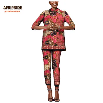 african autumn women suit AFRIPRIDE private custom half sleeve top+mid calf-length pants high quality cotton A722622
african autumn women suit AFRIPRIDE private custom half sleeve top+mid calf-length pants high quality cotton A722622