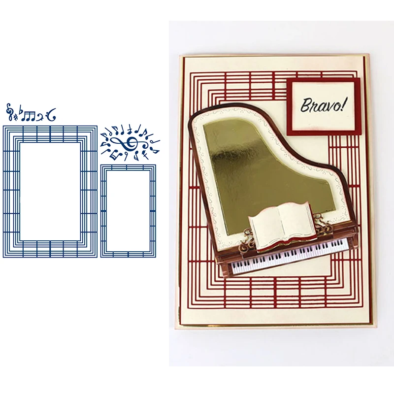 Musical Frame Set Metal Cutting Dies Stencil For Diy Scrapbooking Cards Crafts Emobossing New 2019 Dies Cut Embossing Decoration
Musical Frame Set Metal Cutting Dies Stencil For Diy Scrapbooking Cards Crafts Emobossing New 2019 Dies Cut Embossing Decoration