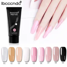 IBCCCNDC vernis à ongles Poly Gel durable ongles de doigt gelée de cristal Camouflage UV lampe Extension maquillage outils de beauté 15 ML 19L0611(China)