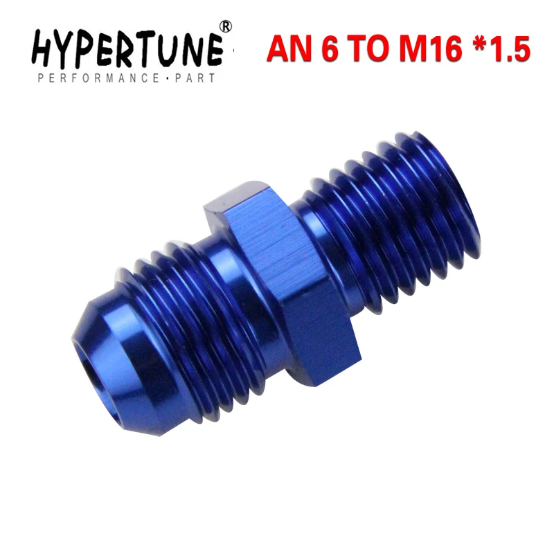 Hypertune - BLUE Male 6AN 6 An Flare to M16x1.5(mm) Metric straight fitting AN 6 To M16 *1.5 Port. Adapter HT-SL816-06-163-011
Hypertune - BLUE Male 6AN 6 An Flare to M16x1.5(mm) Metric straight fitting AN 6 To M16 *1.5 Port. Adapter HT-SL816-06-163-011