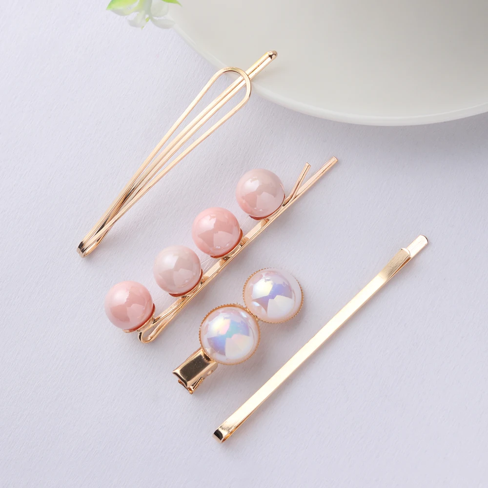 Metal Minimalist Hair Clip Hair Accessories Women Geometric Irregular Gold Color Imitation Pearl Hairpin Barrettes Hairgrip
Metal Minimalist Hair Clip Hair Accessories Women Geometric Irregular Gold Color Imitation Pearl Hairpin Barrettes Hairgrip
