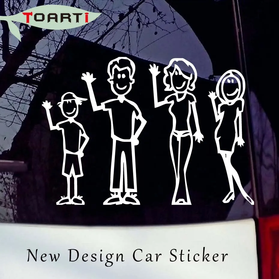 16*11CM Family Clipart Figure Car Stickers Window Decorative Car Styling Glue Stickers Figure Auto Decals Accessories
16*11CM Family Clipart Figure Car Stickers Window Decorative Car Styling Glue Stickers Figure Auto Decals Accessories