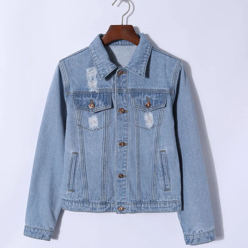 Denim Jacket For Women 2019 Autumn Winter Slim Short Jackets Cotton Long Sleeve Jeans Basic Jacket Women Coats Outwear WJ82
Denim Jacket For Women 2019 Autumn Winter Slim Short Jackets Cotton Long Sleeve Jeans Basic Jacket Women Coats Outwear WJ82
