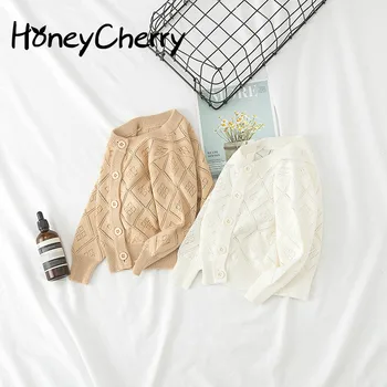 2020 New Sweater Hollowed Out Lattices Round Neck Cardigan Cotton Knitted Baby Air Conditioning Shirt Girls Cardigan 
2020 New Sweater Hollowed Out Lattices Round Neck Cardigan Cotton Knitted Baby Air Conditioning Shirt Girls Cardigan