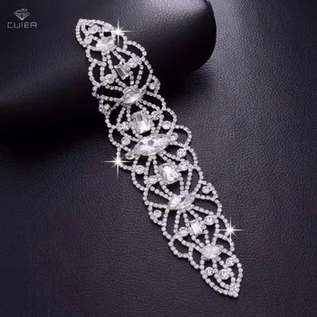 30pcs Elegant Bridal Ribbon Belt Appliques Sew on DIY Glass Rhinestone Wedding Dress Belts Clothing Patches Sewing Craft HD-900
30pcs Elegant Bridal Ribbon Belt Appliques Sew on DIY Glass Rhinestone Wedding Dress Belts Clothing Patches Sewing Craft HD-900