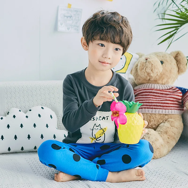Graffiti Cat Printing Kids lovely pajamas 100% Cotton boys fashion home clothing suit Girls sleepwear AC74
Graffiti Cat Printing Kids lovely pajamas 100% Cotton boys fashion home clothing suit Girls sleepwear AC74