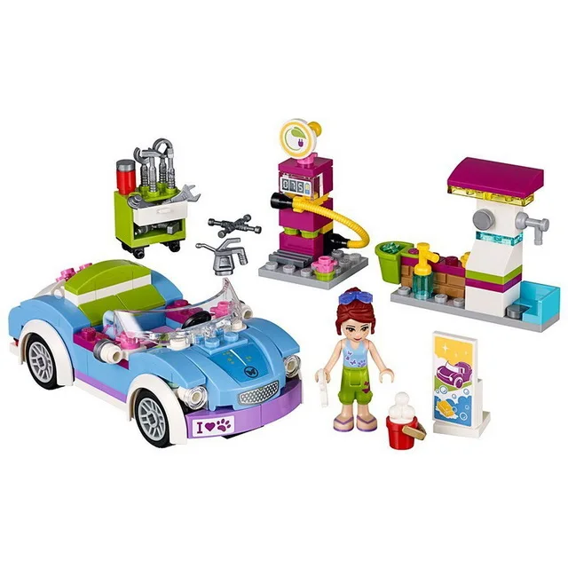 DIY Educational bricks Mia's Roadster building Blocks Toys for children House Gift compatible with lego Friends 41091 best gift
DIY Educational bricks Mia's Roadster building Blocks Toys for children House Gift compatible with lego Friends 41091 best gift