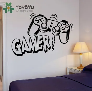 Wall Decal Video Games BoysGamer Gaming Joysticks Home Decor Mural Art Vinyl Teen Boys Bedroom Decor Wall Sticker NY-92
Wall Decal Video Games BoysGamer Gaming Joysticks Home Decor Mural Art Vinyl Teen Boys Bedroom Decor Wall Sticker NY-92