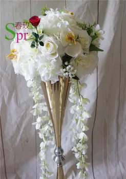 SPR - 10pcs/lot wedding road lead artificial wedding table rose flower wall center flower ball decoration
SPR - 10pcs/lot wedding road lead artificial wedding table rose flower wall center flower ball decoration