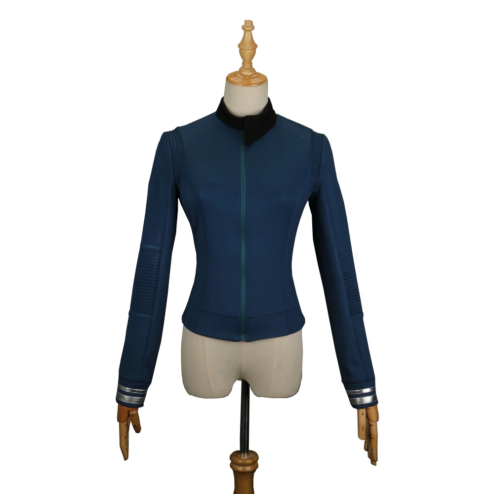 New Startreks Discovery Season 2 Costume Female Top Starfleet Commander Uniform with Badge Woman Costumes Adult Cosplay Costume
New Startreks Discovery Season 2 Costume Female Top Starfleet Commander Uniform with Badge Woman Costumes Adult Cosplay Costume