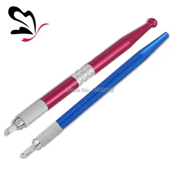 50pcs free shipping 3D microblade permanent makeup machine eyebrow Embroidery microblade manual pen red/blue/silver color
50pcs free shipping 3D microblade permanent makeup machine eyebrow Embroidery microblade manual pen red/blue/silver color