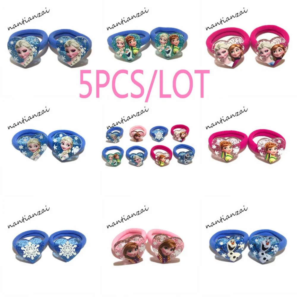 5PCS/LOT Girls Cartoon Hair Accessories Elsa Anna Princess Hair bands Acrylic Hair rope Hair ring Children Head wear Party Gifts
5PCS/LOT Girls Cartoon Hair Accessories Elsa Anna Princess Hair bands Acrylic Hair rope Hair ring Children Head wear Party Gifts