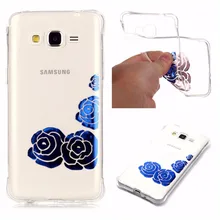 Transparent Bronzing Clear pattern soft silicon Case For Samsung Galaxy J3 J1 2016 Case for Galaxy J120 J320 Back Phone Cover