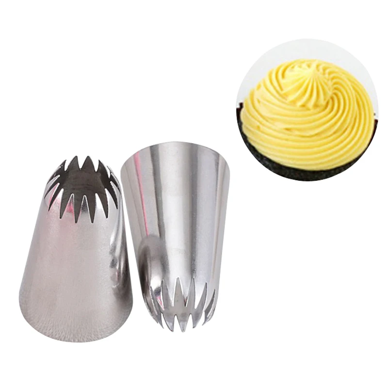 #6B Stainless Steel DIY Icing Piping Tips Cupcake Cake Cream Piping Nozzle Baking Parsty Cake Decorating Tools
#6B Stainless Steel DIY Icing Piping Tips Cupcake Cake Cream Piping Nozzle Baking Parsty Cake Decorating Tools