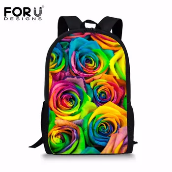 FORUDESIGNS Casual Women Backpack 3D Rose Flower Printed Large Travel Knapsack Bags for Girls Female School Bags Children Kids
FORUDESIGNS Casual Women Backpack 3D Rose Flower Printed Large Travel Knapsack Bags for Girls Female School Bags Children Kids