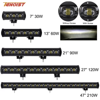 Newest 6D Lens 30W 60W 90W 120W 150W 180W 210W 240W Grille Single Row Front Bumper Light Bar For Offroad 4*4 Truck ATV 12V 24V
Newest 6D Lens 30W 60W 90W 120W 150W 180W 210W 240W Grille Single Row Front Bumper Light Bar For Offroad 4*4 Truck ATV 12V 24V