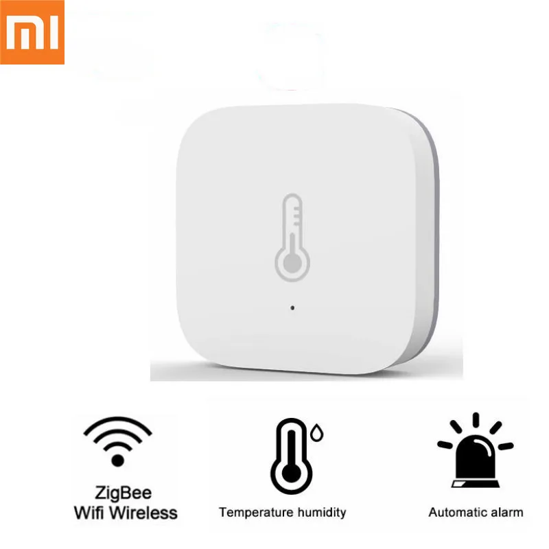 Xiaomi Mijia Aqara Temperature Humidity Sensor Environment Air Pressure Smart Home Zigbee Wireless Control by Mihome Gateway
Xiaomi Mijia Aqara Temperature Humidity Sensor Environment Air Pressure Smart Home Zigbee Wireless Control by Mihome Gateway