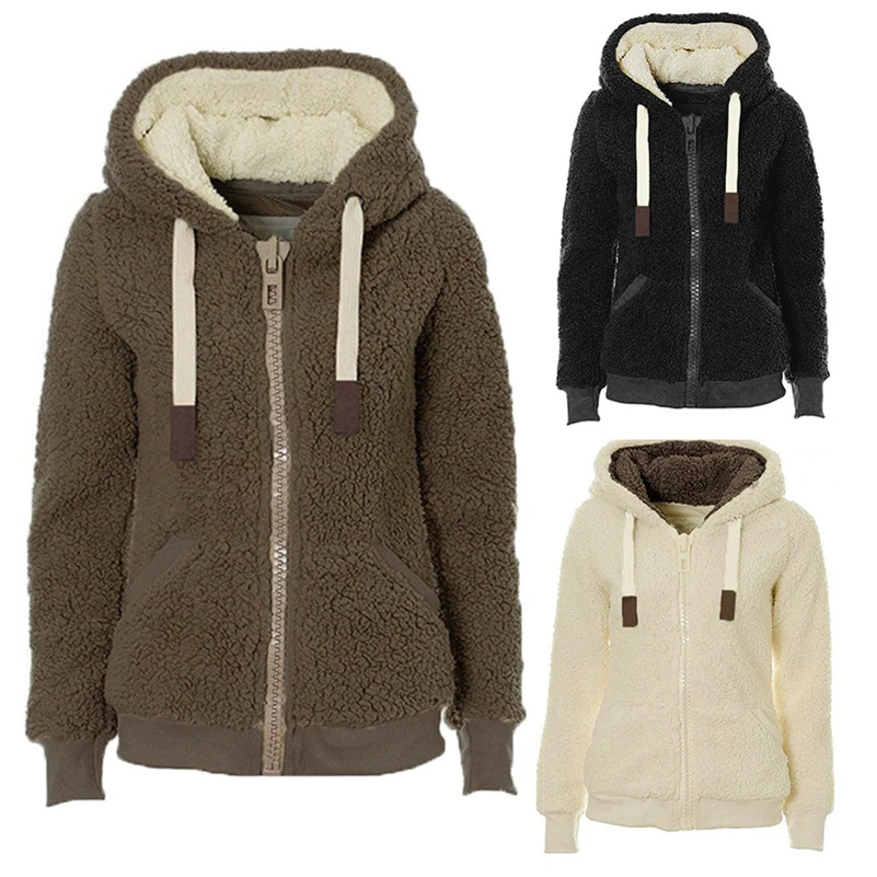S-3xl YANMUXI Hoodies Women New Autumn Winter Sweatshirt Solid Color Thick Wool Sweatshirt Coat Fashion Warm Women Tops
S-3xl YANMUXI Hoodies Women New Autumn Winter Sweatshirt Solid Color Thick Wool Sweatshirt Coat Fashion Warm Women Tops