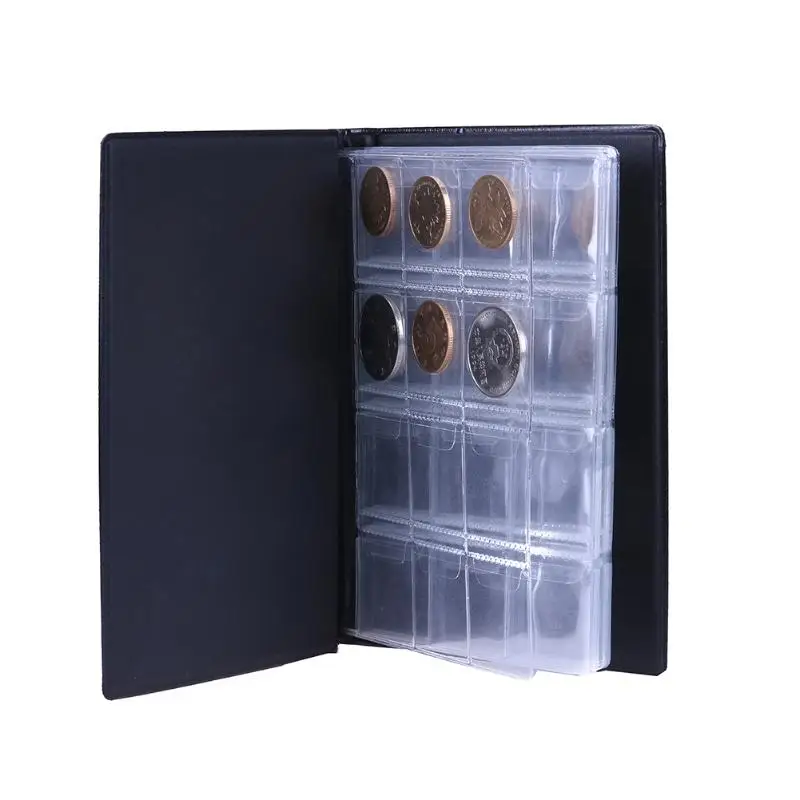 120 Pockets Coins Album Collection Book Mini Penny Coin Storage Album Book Collecting Coin Holders for Collector Gifts Supplies
120 Pockets Coins Album Collection Book Mini Penny Coin Storage Album Book Collecting Coin Holders for Collector Gifts Supplies