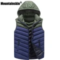 mountainskin для мужчин камуфляж зимний жилет для мужчин куртка без рукавов повседневное мужской женский камуфляж жилет тонкий Fit брендовая одежда sa031 mountainskin для мужчин камуфляж зимний жилет для мужчин куртка без рукавов повседневное мужской женский камуфляж жилет тонкий Fit брендовая одежда sa031