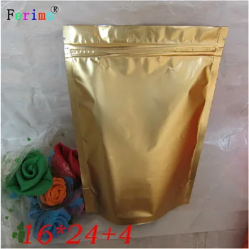 100pcs 14*22 cm dark dumb gold self-supporting bone bag clip chain wide bottom self-sealing cosmetic mask powder flowers tea bag
100pcs 14*22 cm dark dumb gold self-supporting bone bag clip chain wide bottom self-sealing cosmetic mask powder flowers tea bag