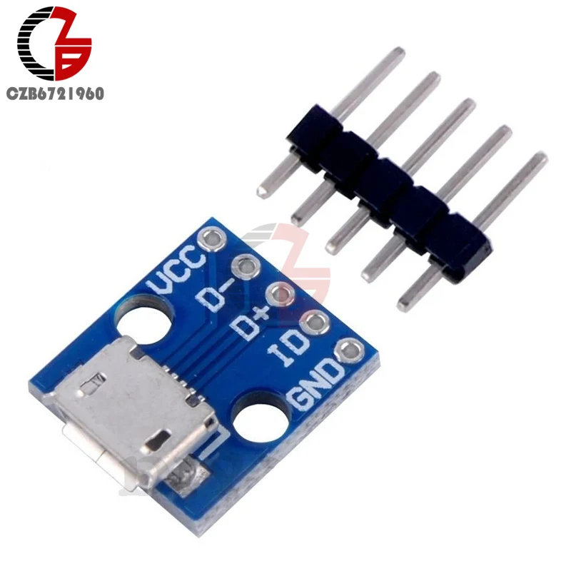 5Pcs DC 5V Power Supply Adapter Breakout Board Power Charger Charging Module Micro USB Interface for Arduino
5Pcs DC 5V Power Supply Adapter Breakout Board Power Charger Charging Module Micro USB Interface for Arduino