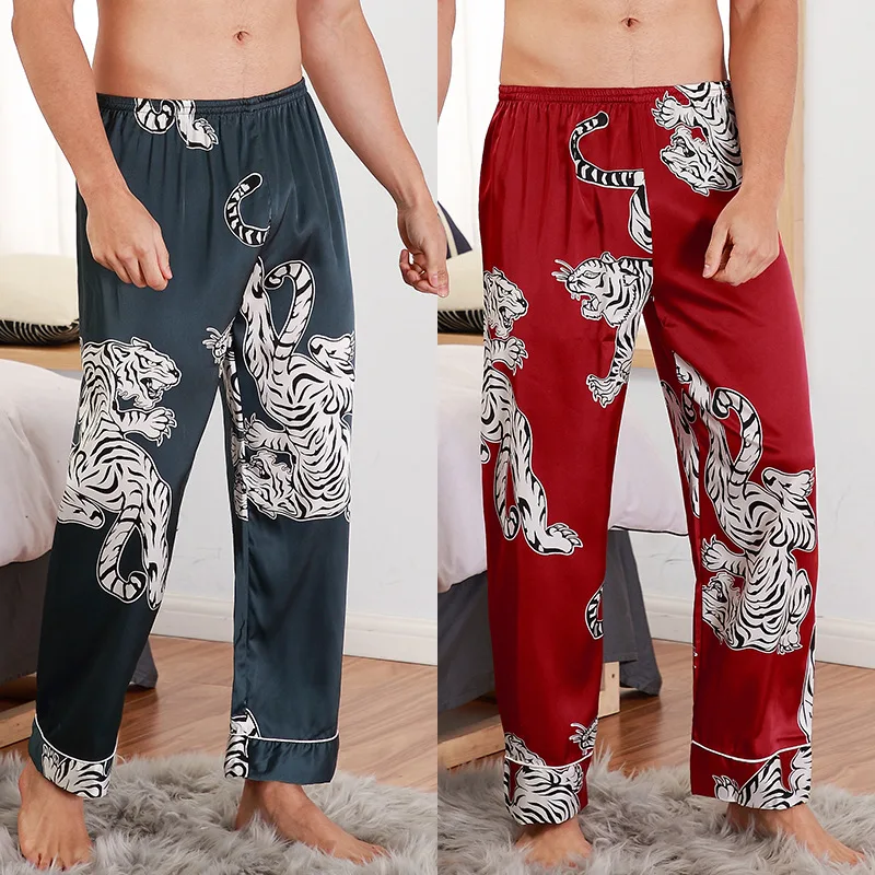 New Style Mens Sleep pants Spring Summer Casual Silky Home Wear Male Pyjama Bath Trousers L-XXL
New Style Mens Sleep pants Spring Summer Casual Silky Home Wear Male Pyjama Bath Trousers L-XXL