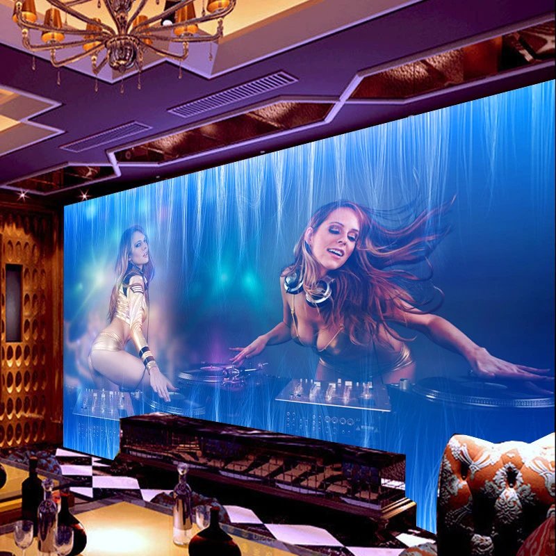 

beibehang papel de parede KTV room 3D stereoscopic theme wallpaper Sexy nightclub bar customized large mural wallpaper backdrop