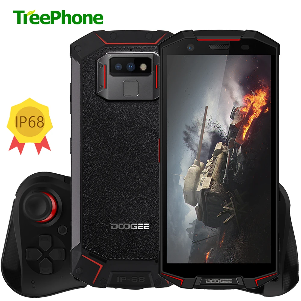 DOOGEE S70 IP68/IP69K лица и Touch ID NFC Смартфон 6 + 64 ГБ 5 99 "FHD Экран мобильного телефона 16MP