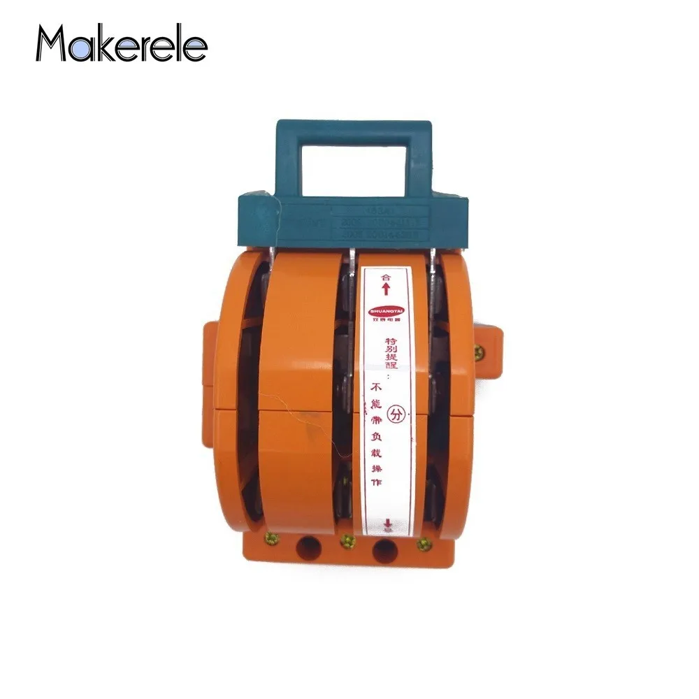 Household Double Throw Two-way Knife Switch Heavy Duty 63A 3P Transfer Switch Double Throw Knife Disconnect Switch 380V
Household Double Throw Two-way Knife Switch Heavy Duty 63A 3P Transfer Switch Double Throw Knife Disconnect Switch 380V
