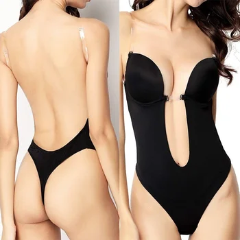 Party Bodysuit Underwear Women Body Shaper Slips Backless Bra G-string Waist Trainer U Plunge Underdress Shapewear
Party Bodysuit Underwear Women Body Shaper Slips Backless Bra G-string Waist Trainer U Plunge Underdress Shapewear