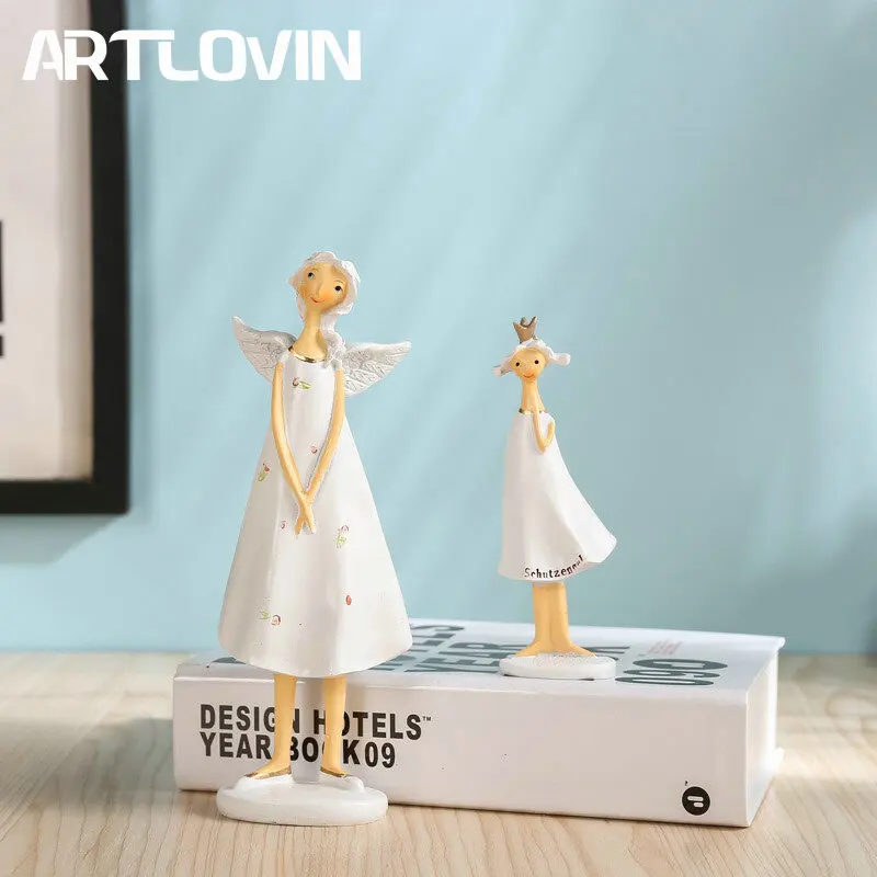 2 pcs Little Angel Figurine Resin Angel Statue Sculpture Decoration for Home White Angel Mom and Doughter Living Room Crafts
2 pcs Little Angel Figurine Resin Angel Statue Sculpture Decoration for Home White Angel Mom and Doughter Living Room Crafts