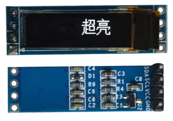 0.69 inch 4PIN White OLED Screen with Adapter Board SSD1306 Drive IC 96*16 I2C Interface
0.69 inch 4PIN White OLED Screen with Adapter Board SSD1306 Drive IC 96*16 I2C Interface