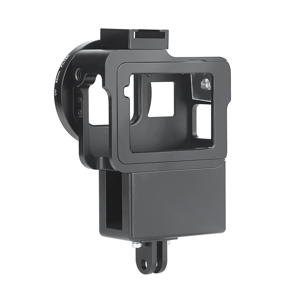 Aluminum Alloy Protective Case for GoPro Hero 7 6 5 Camera Black with Microphone Converter Vlogging Frame Housing for Go Pro 7 6
Aluminum Alloy Protective Case for GoPro Hero 7 6 5 Camera Black with Microphone Converter Vlogging Frame Housing for Go Pro 7 6