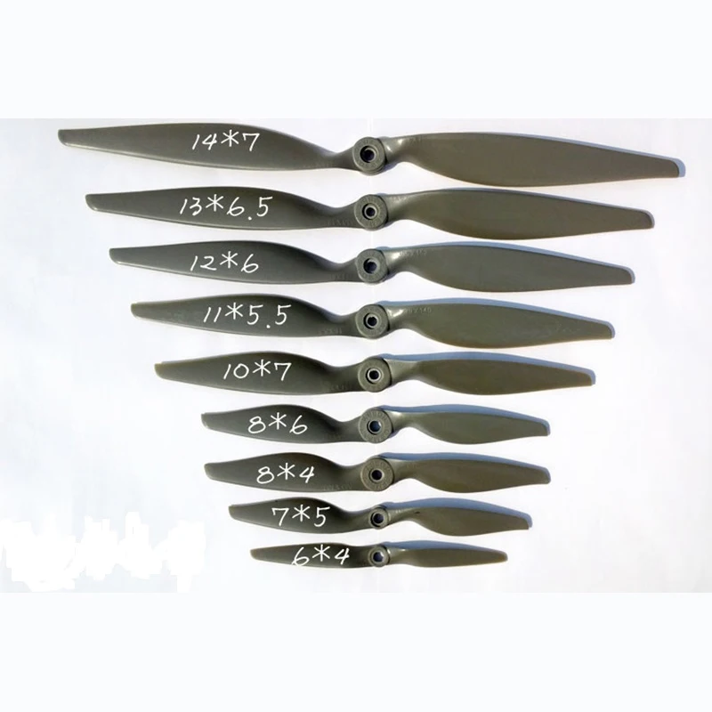 RC Propeller 10pcs 14X7 13X6.5 12X6 11X5.5 10X7 8X6 8X4 7X5 6X4 for RC Airplane Plane Model
RC Propeller 10pcs 14X7 13X6.5 12X6 11X5.5 10X7 8X6 8X4 7X5 6X4 for RC Airplane Plane Model