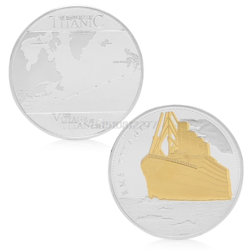 RMS Titanic Sailing Routes Gold Silver Plated Commemorative Challenge Coin Gift #H0VH# Drop shipping
RMS Titanic Sailing Routes Gold Silver Plated Commemorative Challenge Coin Gift #H0VH# Drop shipping