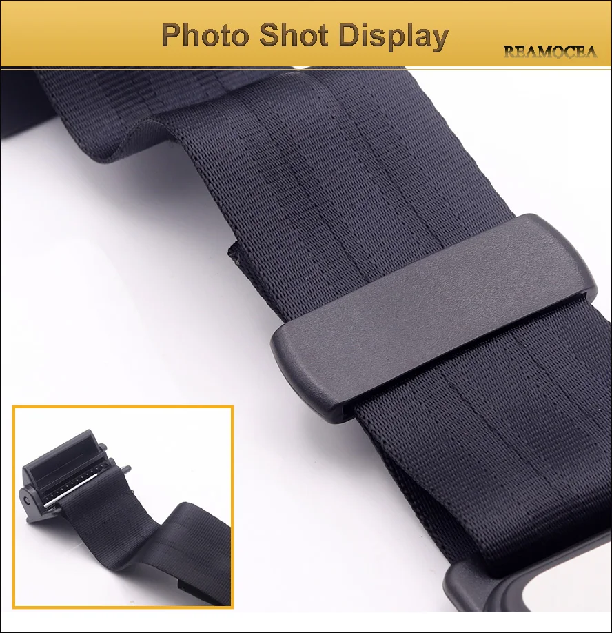 1Pc Car Baby Safety Seat Clip Fixed Lock Black Adjustable Toddlers Kids Child Seat Belt Buckle Strap Clamp Protection (11)