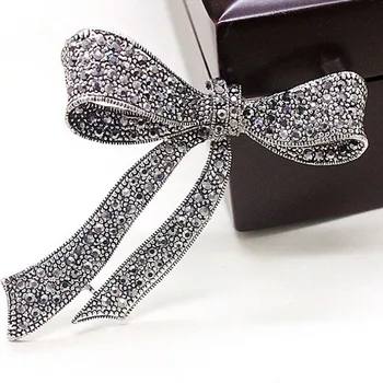 12pcs/lot Wholesale Bowknot Brooches Jewelry Gray Rhinestone Brooch For Women Wedding Jewelry Bridal Broches Hats Accessory
12pcs/lot Wholesale Bowknot Brooches Jewelry Gray Rhinestone Brooch For Women Wedding Jewelry Bridal Broches Hats Accessory
