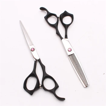6 inch 16cm JP Black Handle GEM Customized Logo Professional Hairdresser"s scissors Cutting&Thinning Scissors Hair
6 inch 16cm JP Black Handle GEM Customized Logo Professional Hairdresser"s scissors Cutting&Thinning Scissors Hair